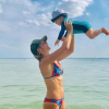 Sylvie Tellier partage des photos de famille avec son fils Roméo sur son compte Instagram (Août 2019).