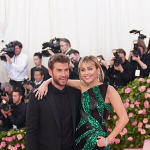 Miley Cyrus et son mari Liam Hemsworth - Arrivées des people à la 71ème édition du MET Gala (Met Ball, Costume Institute Benefit) sur le thème "Camp: Notes on Fashion" au Metropolitan Museum of Art à New York, le 6 mai 2019.