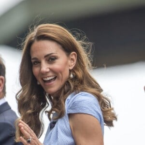 Le prince William, duc de Cambridge, et Catherine (Kate) Middleton, duchesse de Cambridge - Le tournois de Wimbledon 2019, Londres les 12, 13 et 14 juillet 2019.