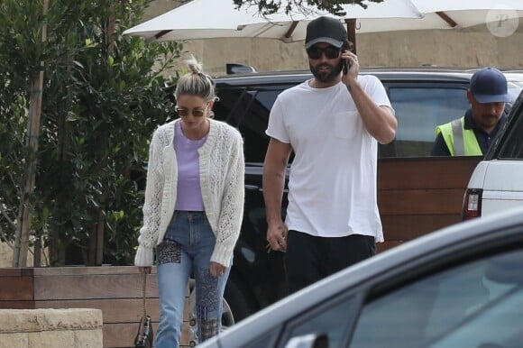 Exclusif - Brody Jenner et Kaitlynn Carter ont déjeuné dans un restaurant à Malibu le 6 mai 2019.