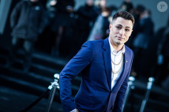 Colton Haynes à l'extérieur du défilé Christian Dior homme automne hiver 2019/2020 à Paris le 18 janvier 2019 © Cyril Moreau / Bestimage