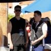 Jeff Leatham et Colton Haynes participent au tournoi du Desert Smash celebrity 2018 à La Quinta en Californie, le 6 mars 2018
