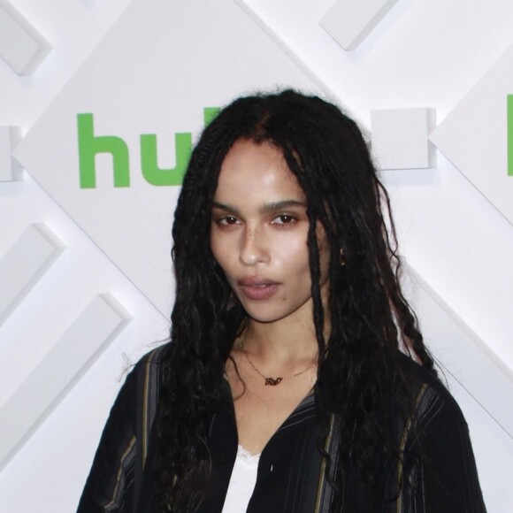 Zoe Kravitz au photocall de la présentation "Hulu Upfront 2019" à New York, le 1er mai 2019.