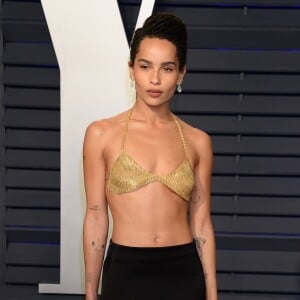 Zoe Kravitz à la soirée Vanity Fair Oscar Party à Los Angeles. Le 24 février 2019.