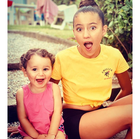 Jenna et Manel, les filles de Wafa, sur Instagram, le 17 août 2019