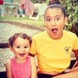 Jenna et Manel, les filles de Wafa, sur Instagram, le 17 août 2019