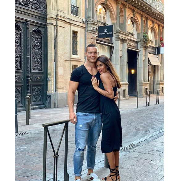Wafa et Oliver en amoureux à Toulouse, le 5 juin 2019