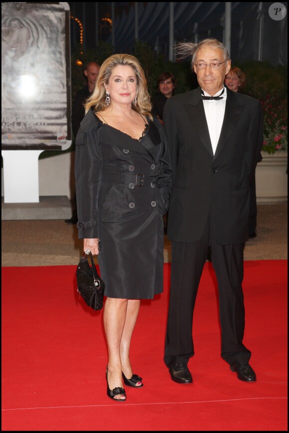 Catherine Deneuve et André Techine lors de la soirée d'ouverture du 33e Festival du film américain de Deauville le 31 août 2007.