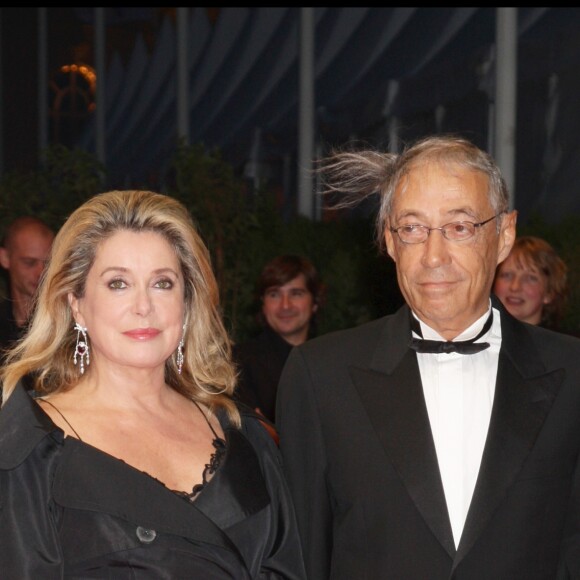 Catherine Deneuve et André Techine lors de la soirée d'ouverture du 33e Festival du film américain de Deauville le 31 août 2007.
