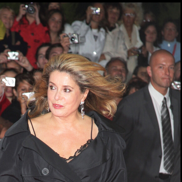 Catherine Deneuve lors de la soirée d'ouverture du 33e Festival du film américain de Deauville le 31 août 2007.