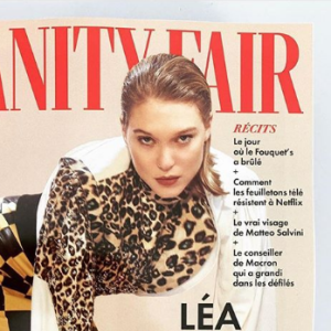 Léa Seydoux en couverture de Vanity Fair, le 19 août 2019.