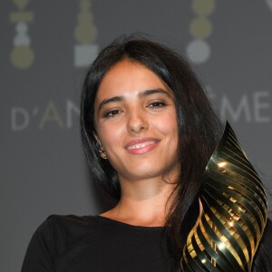 Hafsia Herzi (Valois de la mise en scène pour le film "Tu mérites un amour") - Cérémonie de clôture de la 12e édition du festival du Film Francophone d'Angoulême, le 25 août 2019. © Coadic Guirec/Bestimage