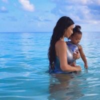 Kim Kardashian : Nouvelles sublimes photos de sa fille Chicago aux Bahamas