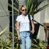 Exclusif - Kristen Stewart à la sortie de son bureau à Los Angeles, le 21 août 2019
