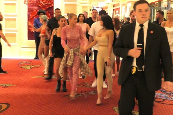 Exclusif - Sofia Richie célèbre ses 21 ans au Wynn, en compagnie de Kylie Jenner. Las Vegas, 24 août 2019.