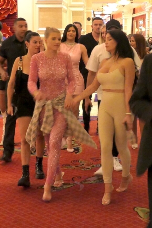Exclusif - Sofia Richie célèbre ses 21 ans au Wynn, en compagnie de Kylie Jenner. Las Vegas, 24 août 2019.