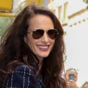 Andie MacDowell est allée faire la promotion de son nouveau film Ready or Not à Build Series à New York, le 22 août 2019