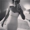 Laetitia de "L'amour est dans le pré" dans la robe blanche qu'elle appelle sa "robe objectif", sur Instagram, le 31 mai 2019