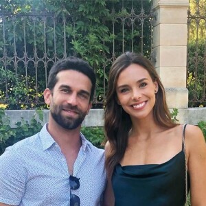 Marine Lorphelin et son compagnon Christophe à un mariage, photo Instagram du 26 août 2019