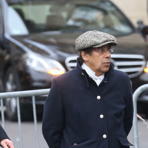 Laurent Voulzy - Obsèques de Michel Delpech en l'église Saint-Sulpice à Paris, le 8 janvier 2016.08/01/2016 - Paris