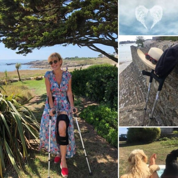 Mirella Lepetit, femme de Laurent Voulzy, a fait une grosse chute en Bretagne (Août 2019).