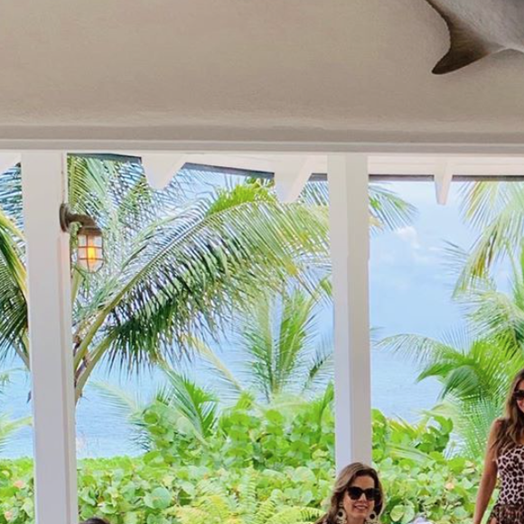 Sofia Vergara et des amis en vacances dans les Caraïbes. Août 2019.