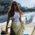 Sofia Vergara en vacances en Italie. Juillet 2019.