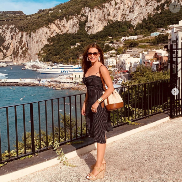 Sofia Vergara en vacances en Italie. Juillet 2019.