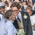 Mariage de la chanteuse Ellie Goulding et de son compagnon Caspar Jopling le 31 août à York Minster, la cathédrale d'York, dans le nord de l'Angleterre.