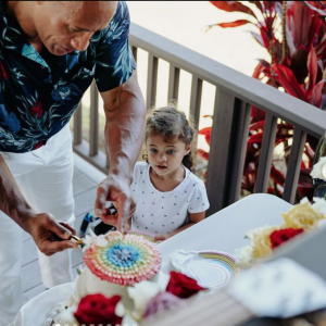 Les photos du mariage de Dwayne Johnson et Lauren Hashian le 18 août 2019.