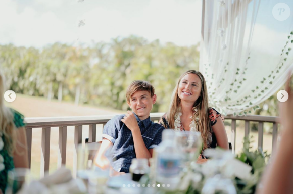 Les photos du mariage de Dwayne Johnson et Lauren Hashian le 18 août 2019.