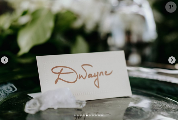 Les photos du mariage de Dwayne Johnson et Lauren Hashian le 18 août 2019.