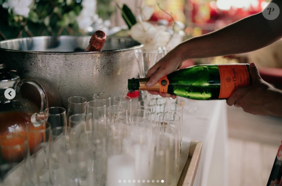 Les photos du mariage de Dwayne Johnson et Lauren Hashian le 18 août 2019.