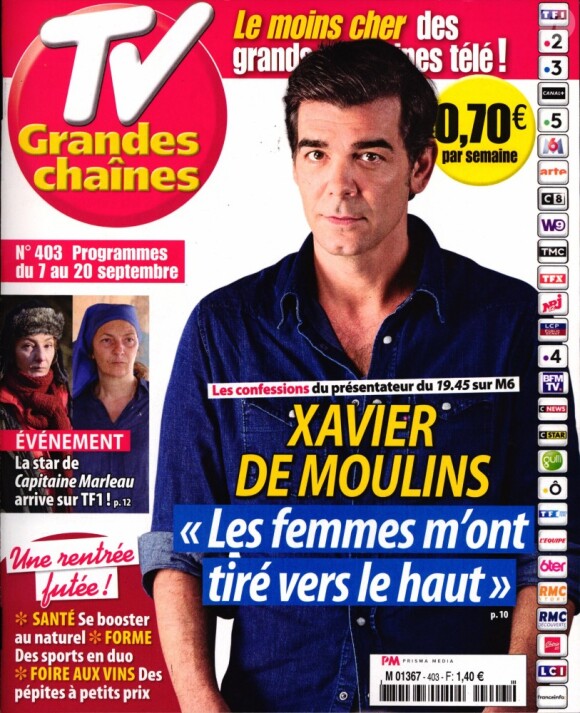Magazine "TV Grandes Chaînes", en kiosques le 2 septembre 2019.