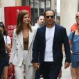 Stefano Accorsi et sa femme Bianca Vitali se promènent dans les rues de Venise en Italie le 2 septembre 2019.