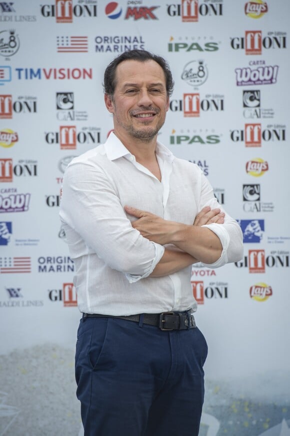 Stefano Accorsi au festival du film de Giffoni à Milan le 24 juillet 2019.