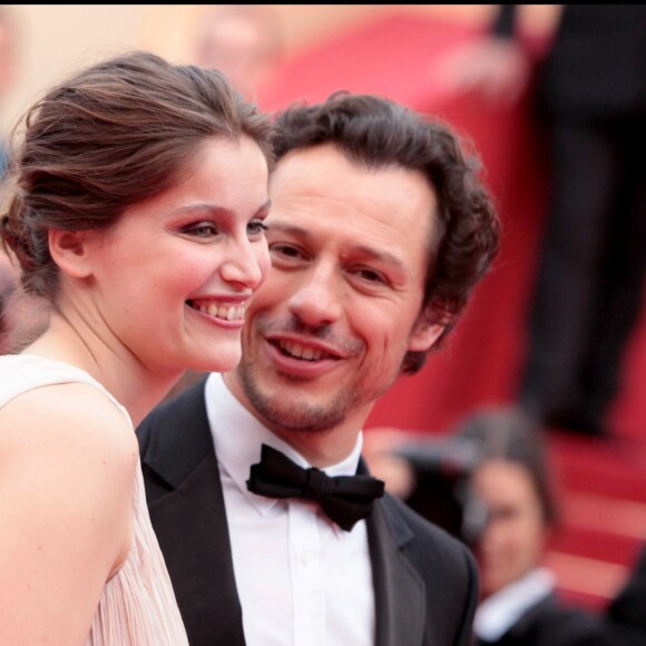 Laetitia Casta, Stefano Accorsi - Montée des marches du film "La conquête" - 64e Festival de Cannes, le 8 mai 2011