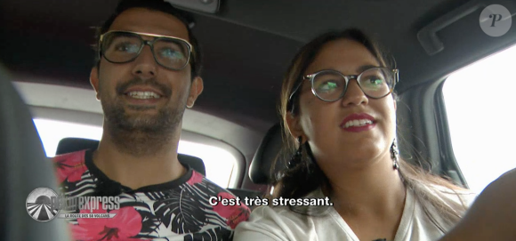 Mounir et Lydia - "Pékin Express 2019" sur M6, le 12 septembre 2019.