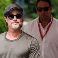 Brad Pitt arrive au Lido à l'occasion de la 76e édition de la Mostra de Venise, le 28 août 2019.