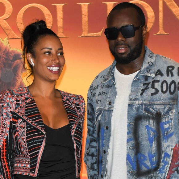 Maitre Gims et sa femme Demdem Djuna - Projection exceptionnelle du nouveau Disney "Le Roi Lion" au Grand Rex à Paris le 11 juillet 2019. © Coadic Guirec/Bestimage