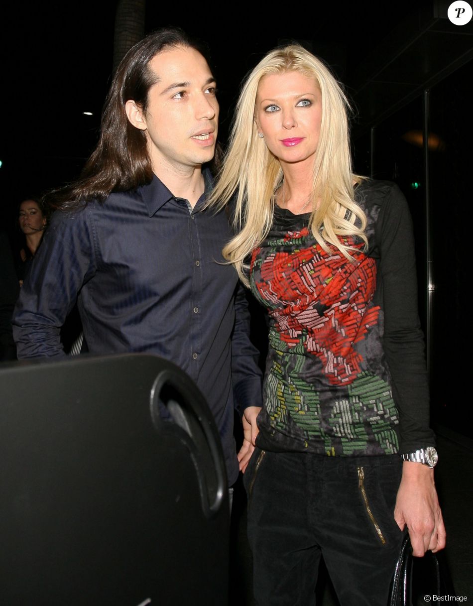 Tara Reid et son ex Erez Eisen au restaurant Hakkasan à Beverly Hills