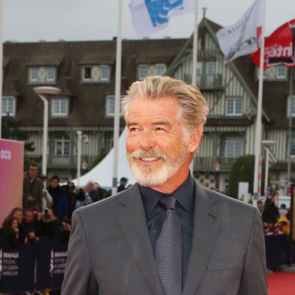 Pierce Brosnan lors de la cérémonie d'ouverture du 45ème Festival du Cinéma Américain de Deauville, le 6 septembre 2019. © Denis Guignebourg/Bestimage