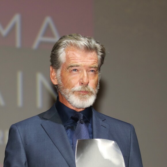 Hommage rendu à Pierce Brosnan lors du 45ème Festival du Cinéma Américain de Deauville, le 6 septembre 2019. © Denis Guignebourg/Bestimage