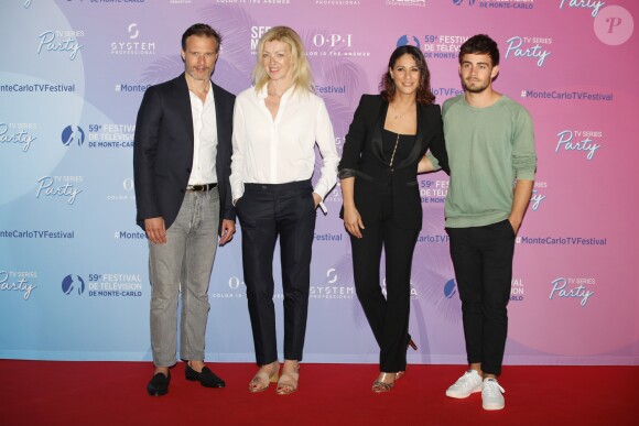 Le cast de 'Demain nous appartient' lors de la soirée des séries TV au Monte Carlo Bay lors 59ème Festival de la television de Monte-Carlo à Monaco le 15 Juin 2019. © Denis Guignebourg / Bestimage