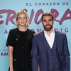 Dani Carvajal et sa compagne Daphne Cañizares lors de la première du documentaire "Le coeur de Sergio Ramos" à Madrid le 10 septembre 2019.