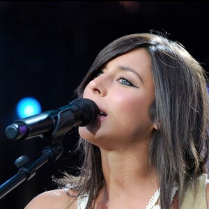 La chanteuse Rose - Concert du 14 juillet au Champ de Mars de Paris, le 14 juillet 2008.