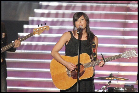 La chanteuse Rose - 5e cérémonie des Globes de cristal au Lido, le 8 février 2010.