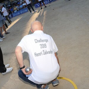 Sylvie Vartan - Challenge Henri Salvador 2019, Un tournoi VIP de Pétanque "Souvenir Henri-Salvador" organisé chaque année à l'Ile-Rousse par le Sport Pétanque Ile-Rousse, en Corse, France, le 13 Septembre 2019. S.Vartan est la marraine d'honneur de cette édition 2019; J.Dutronc est venu pour faire le show, avant le coup d'envoi en faisant sauter le bouchon d'une bouteille et d'aller à la rencontre du public. A noter aussi que les "Amies de Julie" étaient là pour poursuivre leur combat pour J.Douib assassinée au mois de Mars dernier à l'Ile-Rousse par son ex-mari et pour toutes les violences faites aux femmes. © Olivier Sanchez/Crystal/Bestimage13/09/2019 - Corse