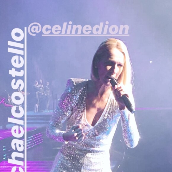 Sur Instagram, Pepe Munoz a dévoilé les marques des tenues de scène de Céline Dion lors du Courage World Tour. 18 septembre 2019.