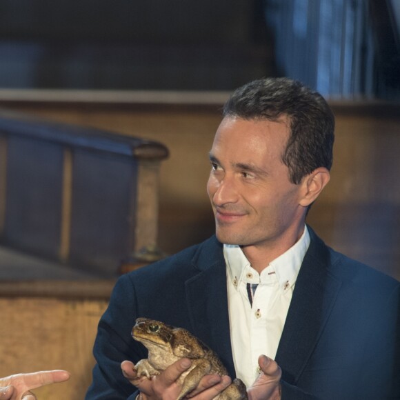 Le chanteur Dave - Enregistrement de l'émission "Animaux Stars" qui sera diffusée sur la chaine "Animaux" au Bastille Design Center à Paris. Le 15 janvier 2018 © Pierre Perusseau / Bestimage